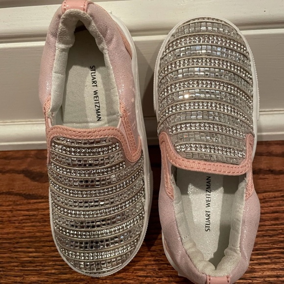 Stuart Weitzman toddler girl slip on sneakers - Picture 6 of 7